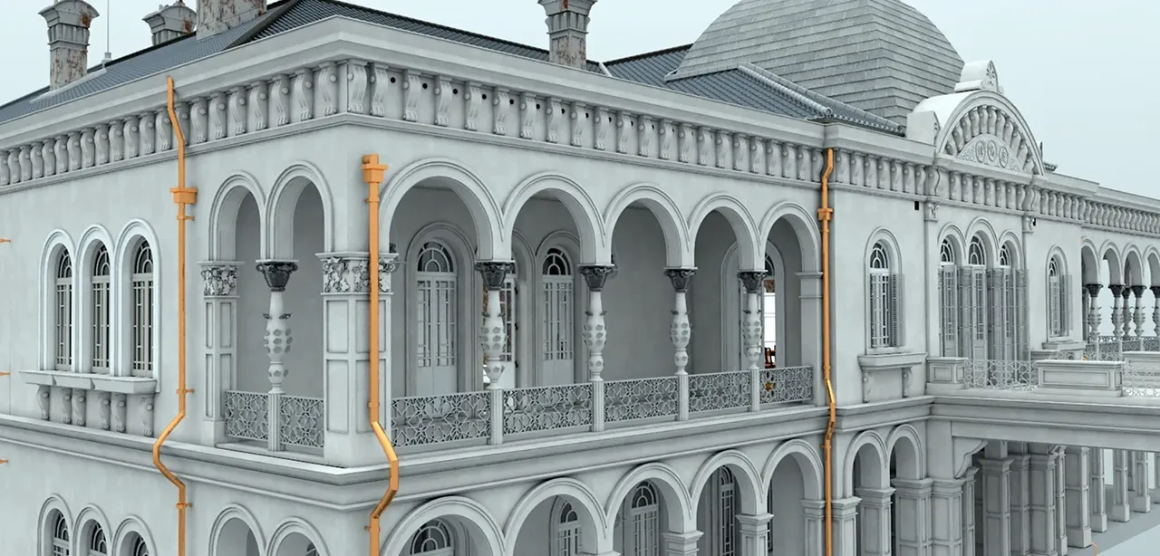 鹿鳴館 外観俯瞰