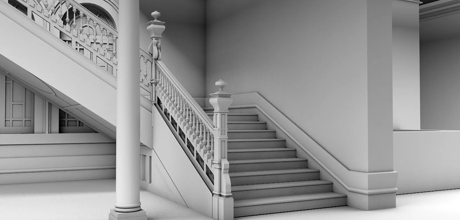 鹿鳴館 外観 3DCG復元モデル