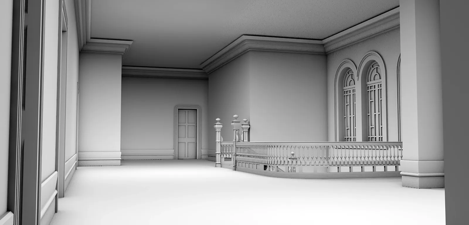 鹿鳴館 外観 3DCG復元モデル