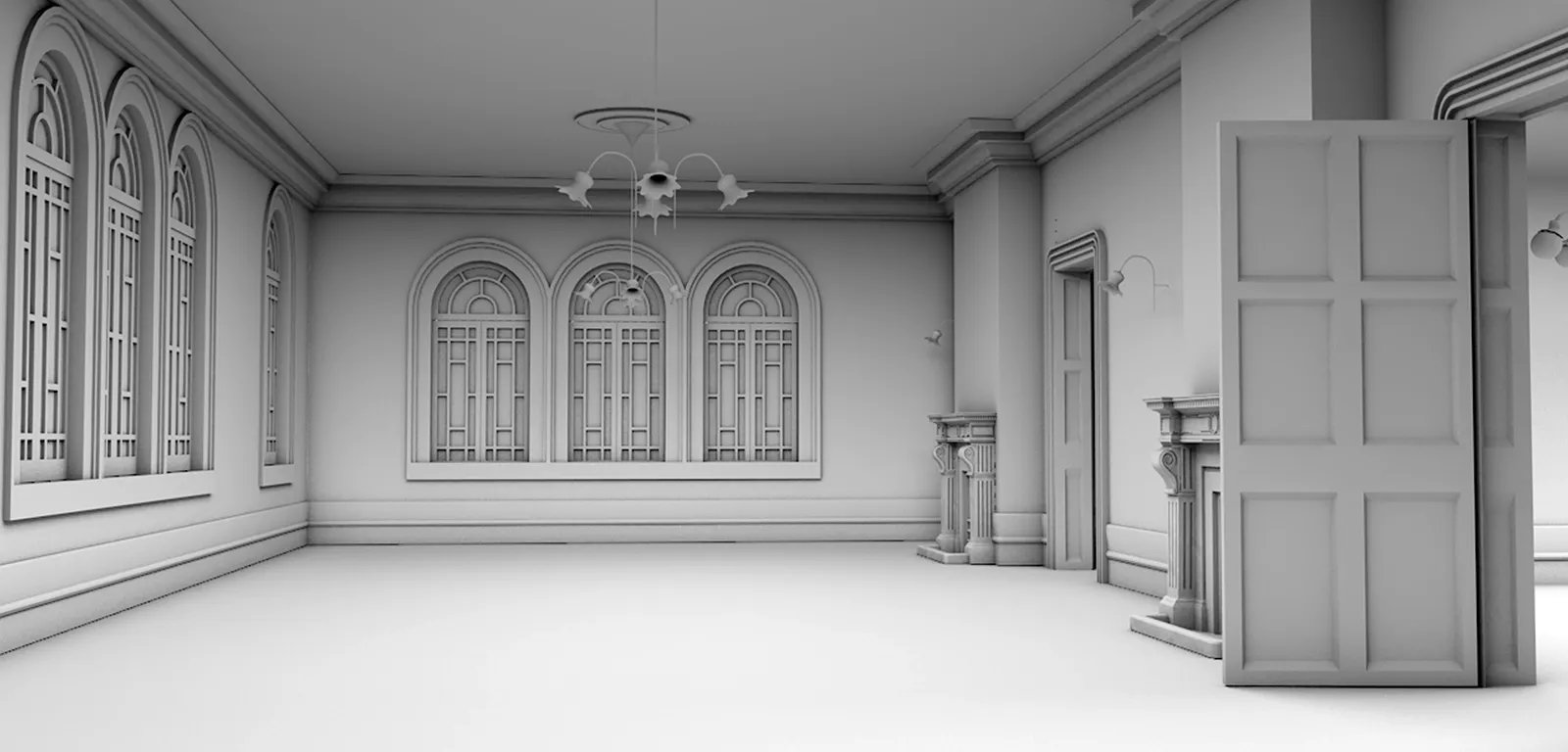 鹿鳴館 外観 3DCG復元モデル