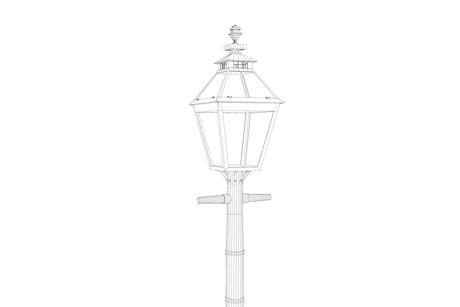 鹿鳴館ガス燈のライン